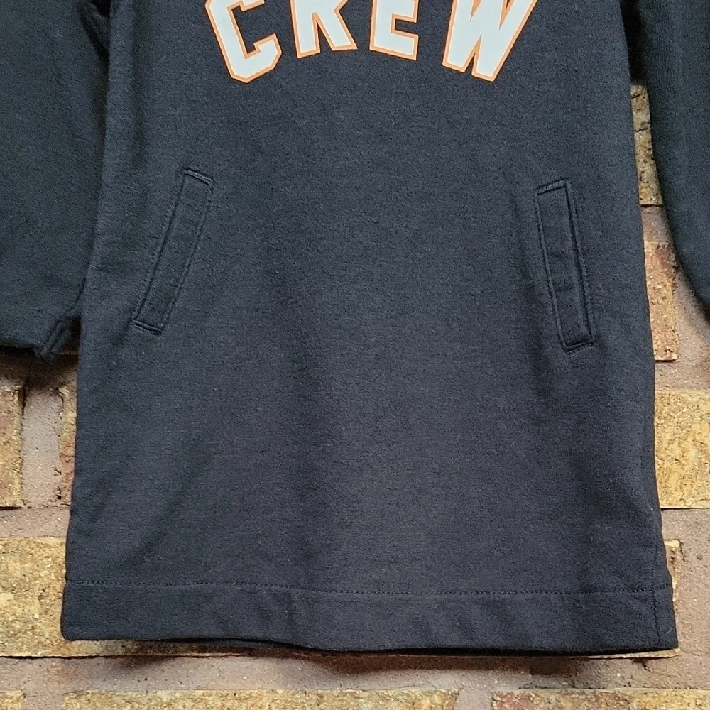 Old Navy Black and Orange 'Boo Crew' Long Sleeve Dress SIZE 18-24 Months